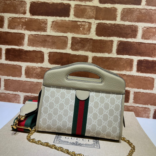 HOT SALE GUCCI Ophidia small tote with Web