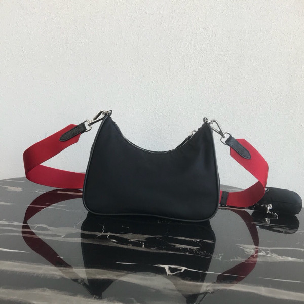 HOT SALE PRADA NYLON HOBO BAG