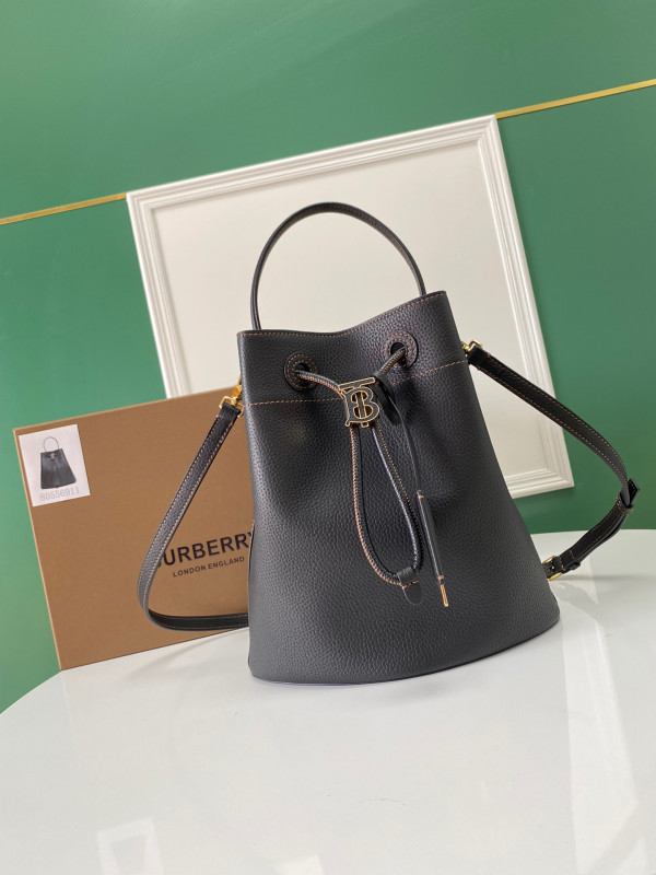 HOT SALE BURBERRY Small TB Bucket Bag