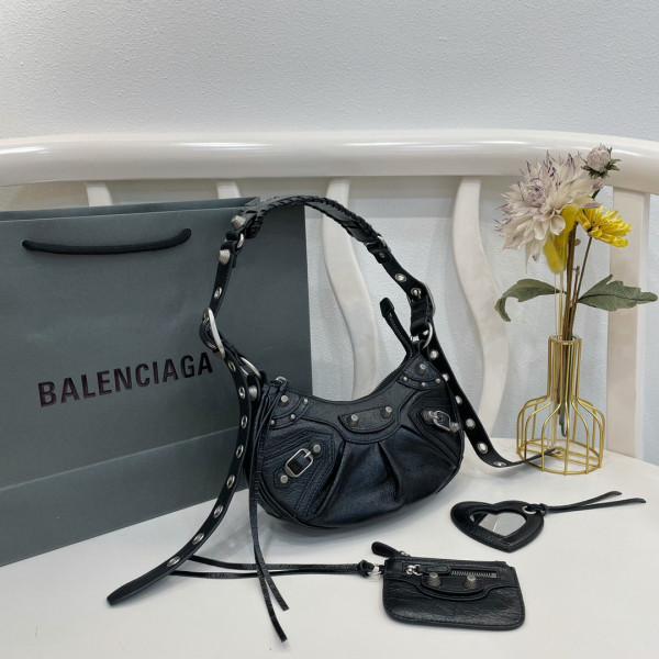 HOT SALE BALENCIAGA WOMEN'S LE CAGOLE XS SHOULDER BAG