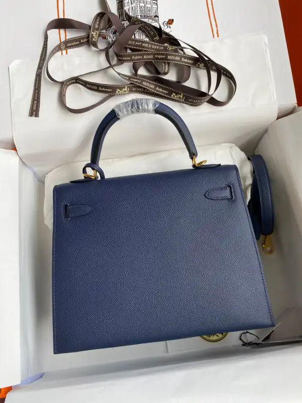 First Bag Ru HERMES KELLY 25CM ALL HANDMADE