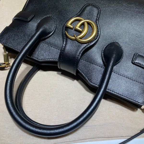 HOT SALE GUCCI Small top handle bag with Double G