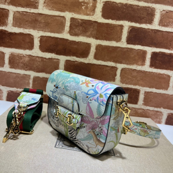 HOT SALE Gucci Tiger Horsebit 1955 mini bag