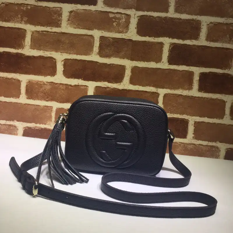 GUCCI Soho small leather disco bag