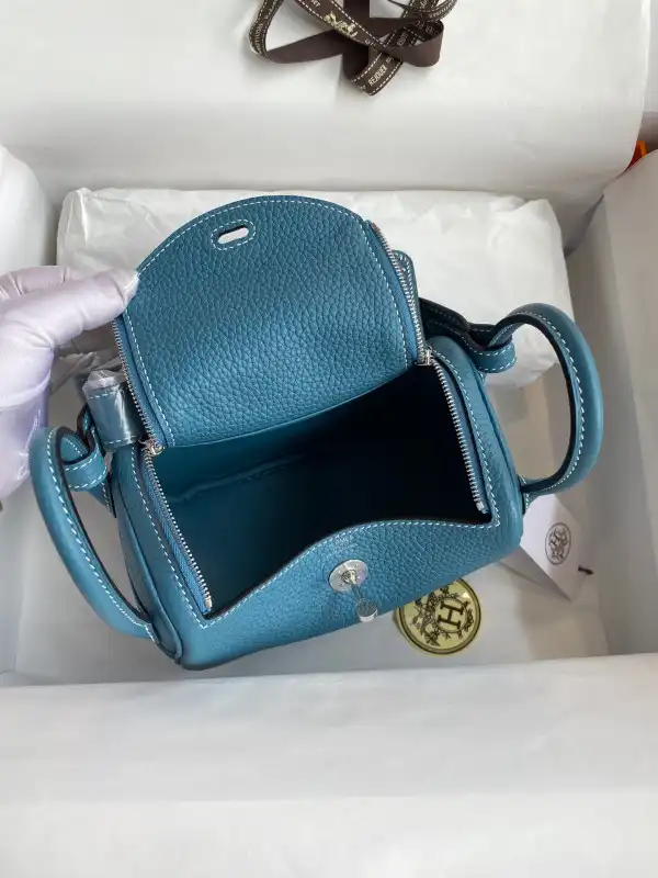 First bag ru HERMES LINDY MINI HANDMADE