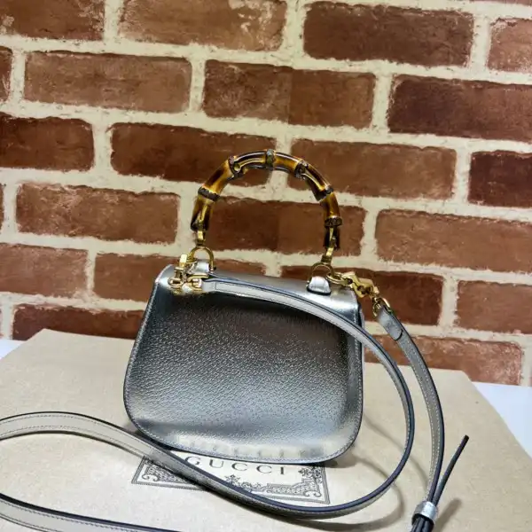 GUCCI Mini top handle bag with Bamboo