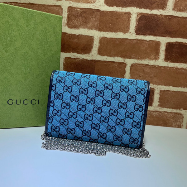 HOT SALE GUCCI GG MARMONT CHAIN WALLET