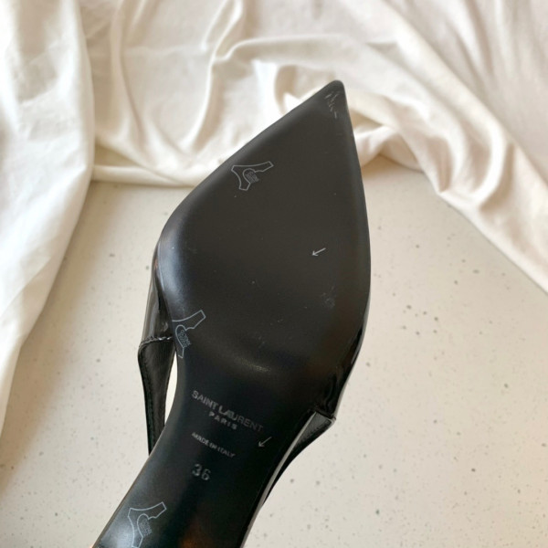 HOT SALE YSL VESPER SLINGBACK PUMPS