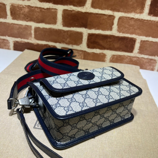 HOT SALE Gucci Messenger bag with Interlocking G