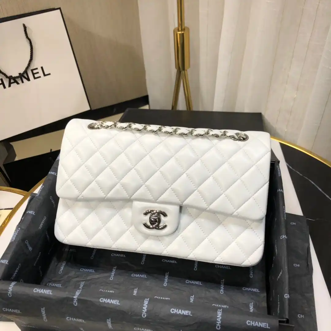 CHANEL FLAP BAG LAMBSKIN