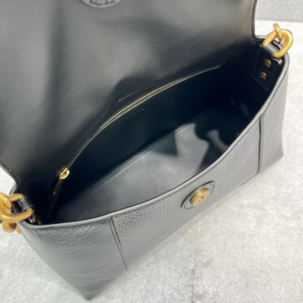 HOT SALE BALENCIAGA DOWNTOWN SMALL SHOULDER BAG WITH CHAIN