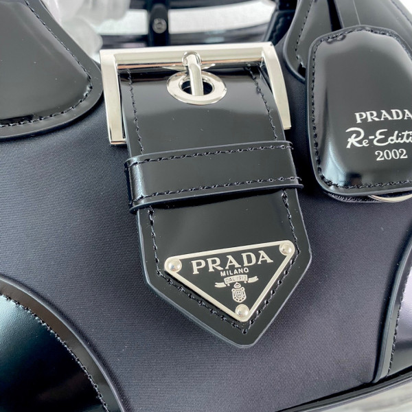 HOT SALE PRADA Moon padded nappa-leather bag