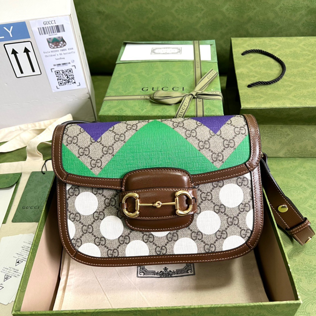 HOT SALE GUCCI Horsebit 1955 shoulder bag