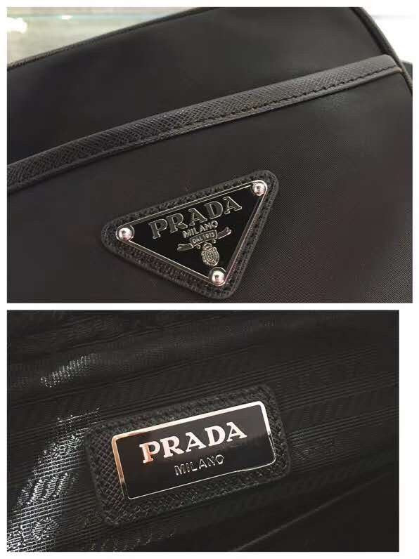 HOT SALE PRADA Re-Nylon and Saffiano leather shoulder bag