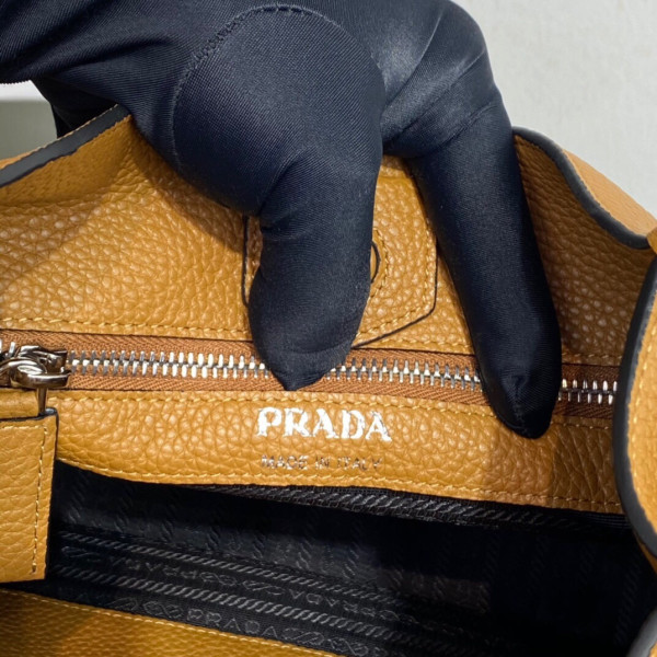 HOT SALE PRADA Leather hobo bag