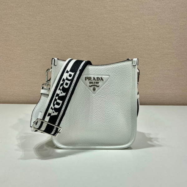 HOT SALE PRADA Leather mini shoulder bag