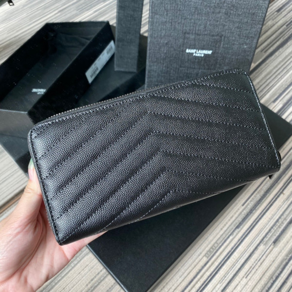 HOT SALE YSL MONOGRAM ZIPPY WALLET