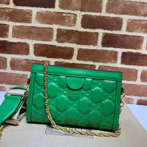 HOT SALE GUCCI GG matelassé leather shoulder bag