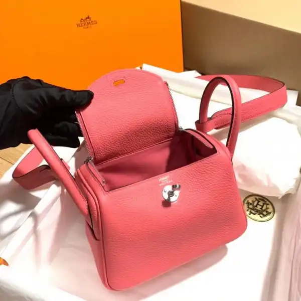 First bag ru HERMES LINDY MINI HANDMADE