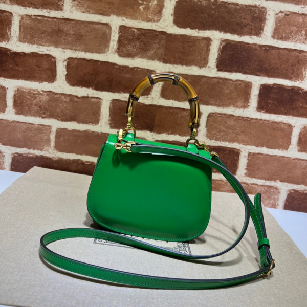 HOT SALE GUCCI Mini top handle bag with Bamboo