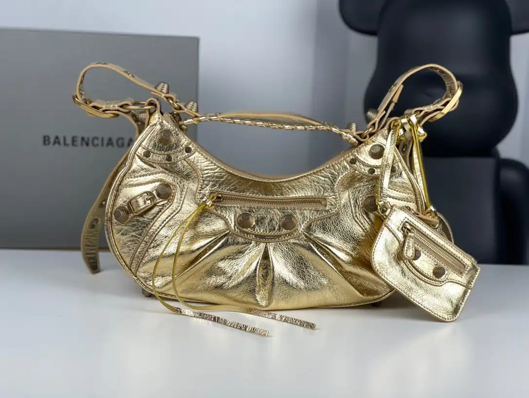 HOT SALE BALENCIAGA WOMEN'S LE CAGOLE SMALL SHOULDER BAG