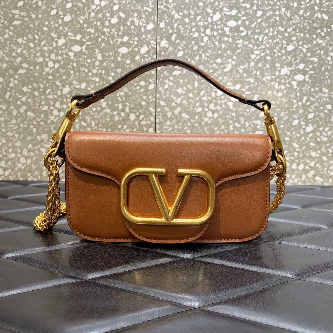 VALENTINO LOCÒ SMALL SHOULDER BAG IN CALFSKIN