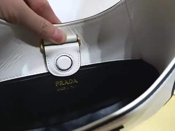 First bag ru Prada Leather shoulder bag