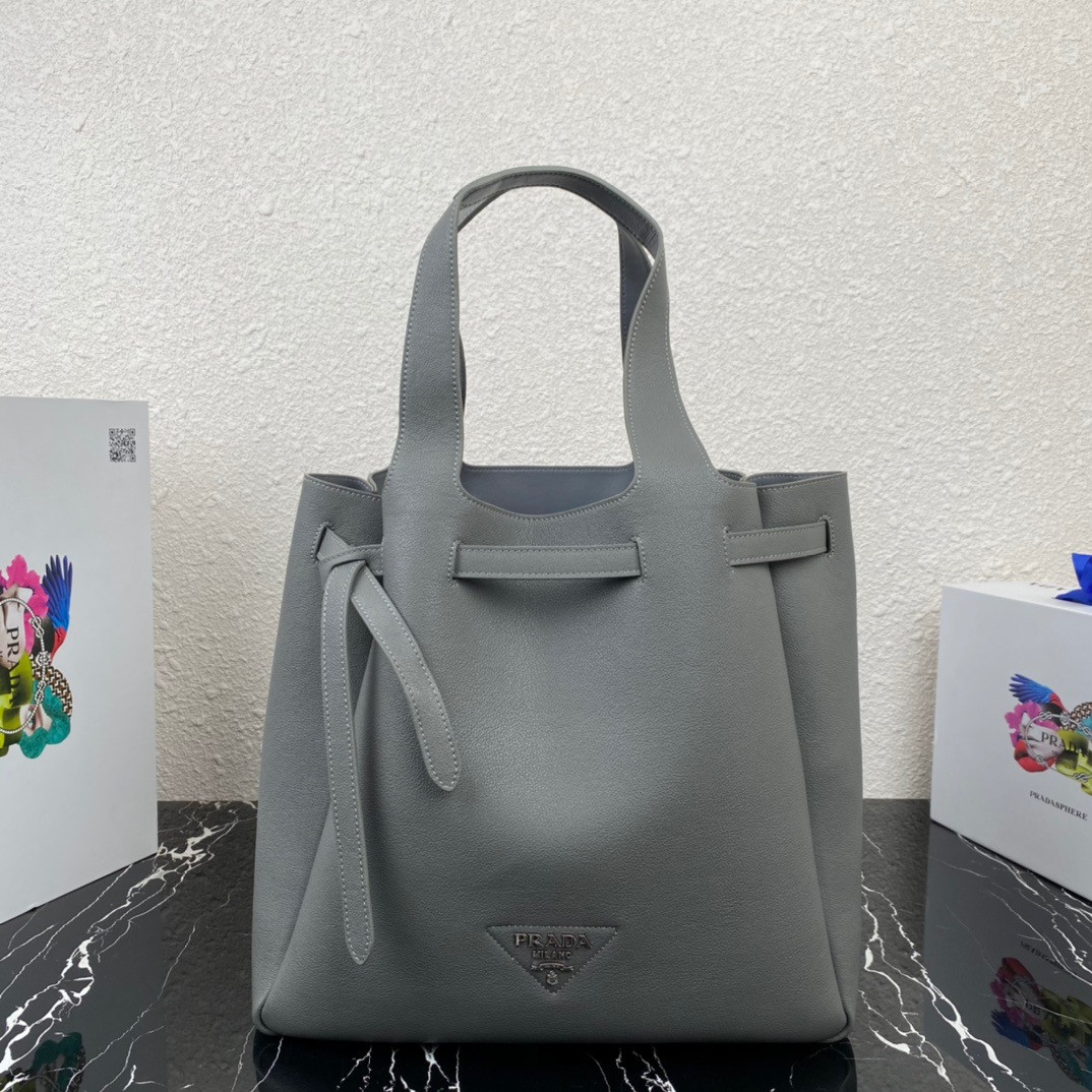 HOT SALE PRADA Leather tote