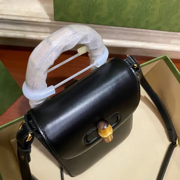 First bag ru Gucci Bamboo mini handbag