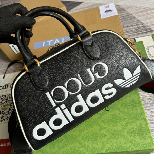 HOT SALE Adidas x Gucci mini duffle bag