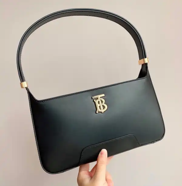 BURBERRY Leather TB Shoulder Bag