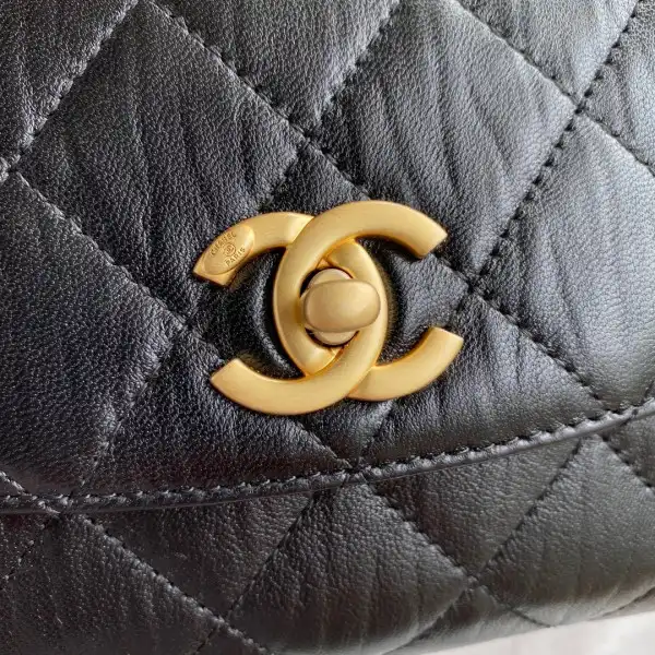 CHANEL MINI FLAP BAG WITH TOP HANDLE