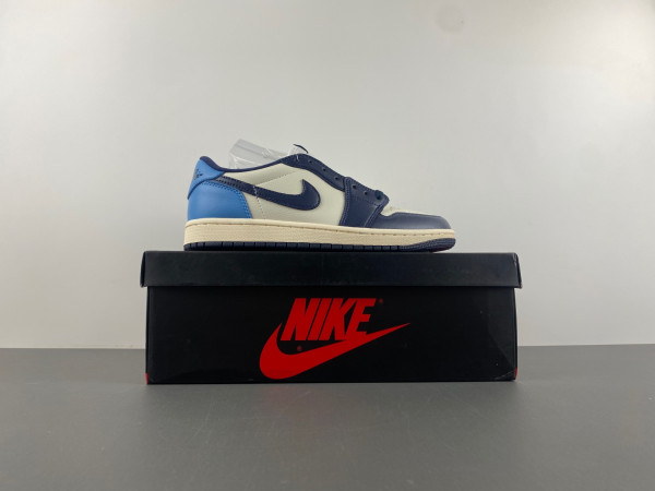 HOT SALE AIR JORDAN 1 RETRO LOW OG 'OBSIDIAN UNC' - CZ0790 400