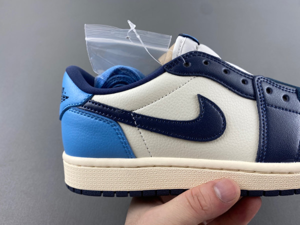 HOT SALE AIR JORDAN 1 RETRO LOW OG 'OBSIDIAN UNC' - CZ0790 400