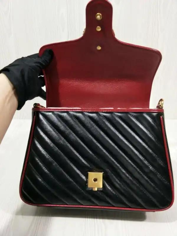 Affordable Gucci GG Marmont small top handle bag