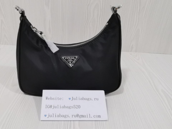 HOT SALE PRADA NYLON HOBO BAG