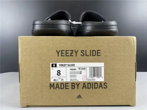 YEEZY SLIDE BLACK FX0495