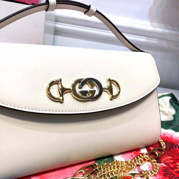 HOT SALE Gucci Zumi smooth leather small shoulder bag