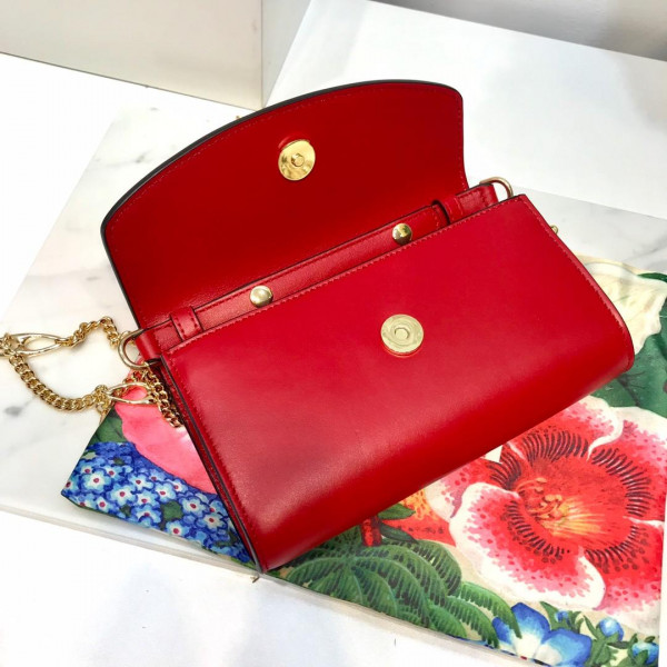 HOT SALE Gucci Zumi smooth leather mini shoulder bag