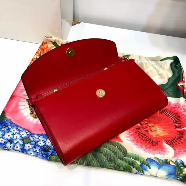 Affordable Gucci Zumi smooth leather small shoulder bag