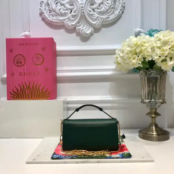 Affordable Gucci Zumi smooth leather mini shoulder bag