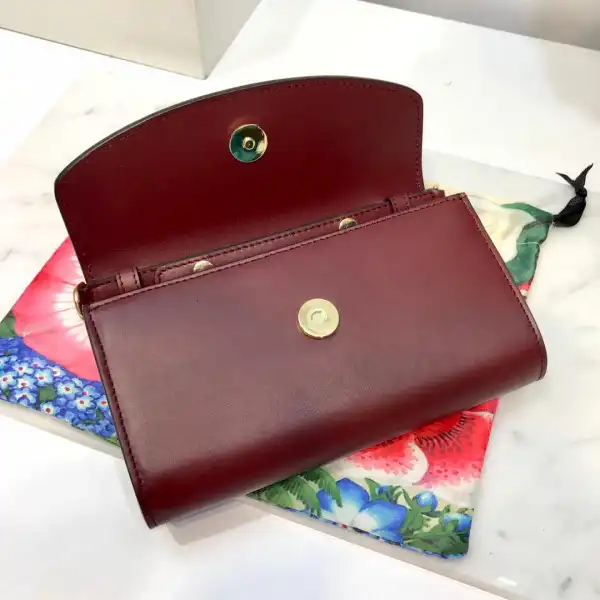 Affordable Gucci Zumi smooth leather mini shoulder bag