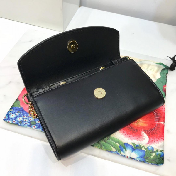 HOT SALE Gucci Zumi smooth leather mini shoulder bag