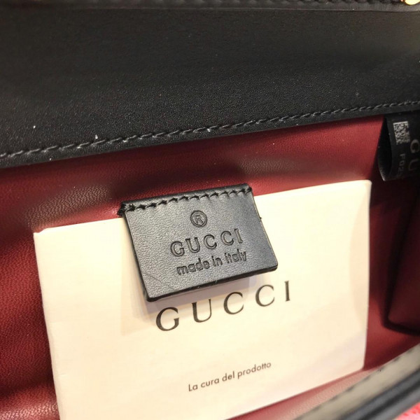 HOT SALE Gucci Zumi smooth leather mini shoulder bag