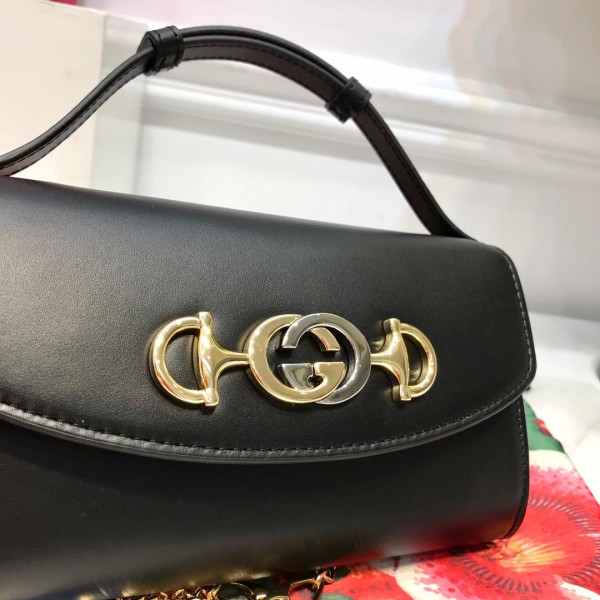 HOT SALE Gucci Zumi smooth leather mini shoulder bag