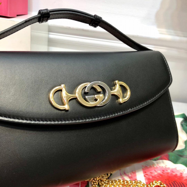 HOT SALE Gucci Zumi smooth leather small shoulder bag