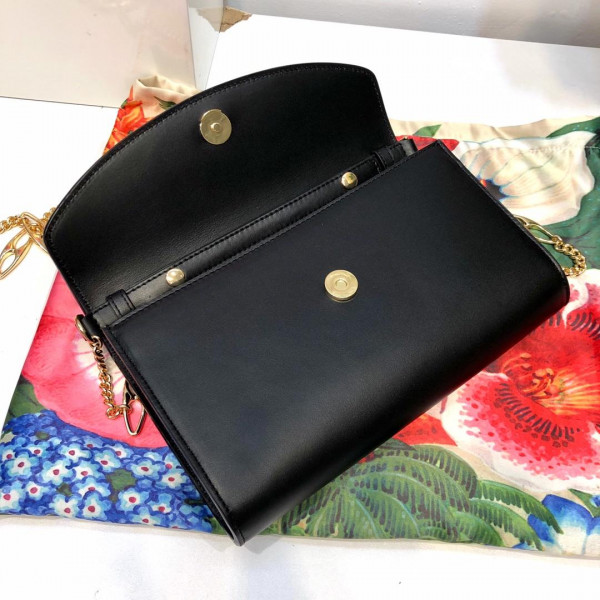 HOT SALE Gucci Zumi smooth leather small shoulder bag