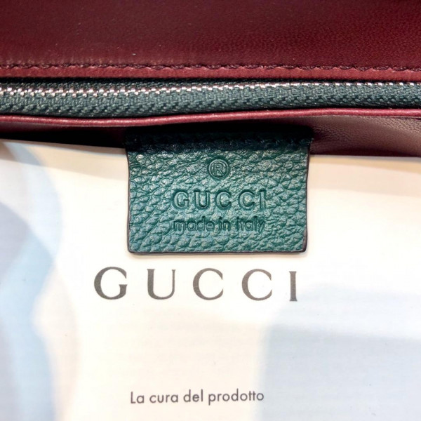 HOT SALE Gucci Zumi grainy leather small top handle bag