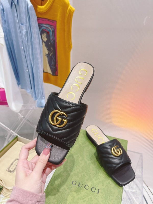 HOT SALE GUCCI WOMEN'S DOUBLE G THONG SANDAL