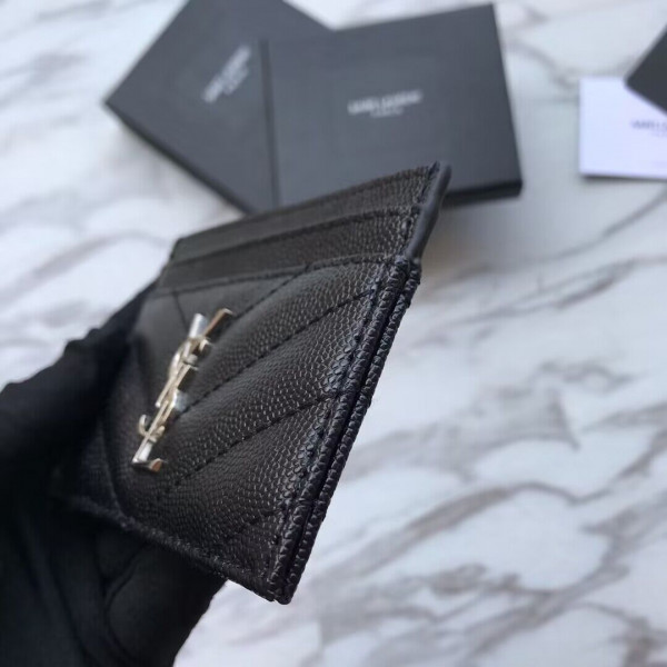 HOT SALE YSL CASSANDRE MATELASSÉ CARD CASE